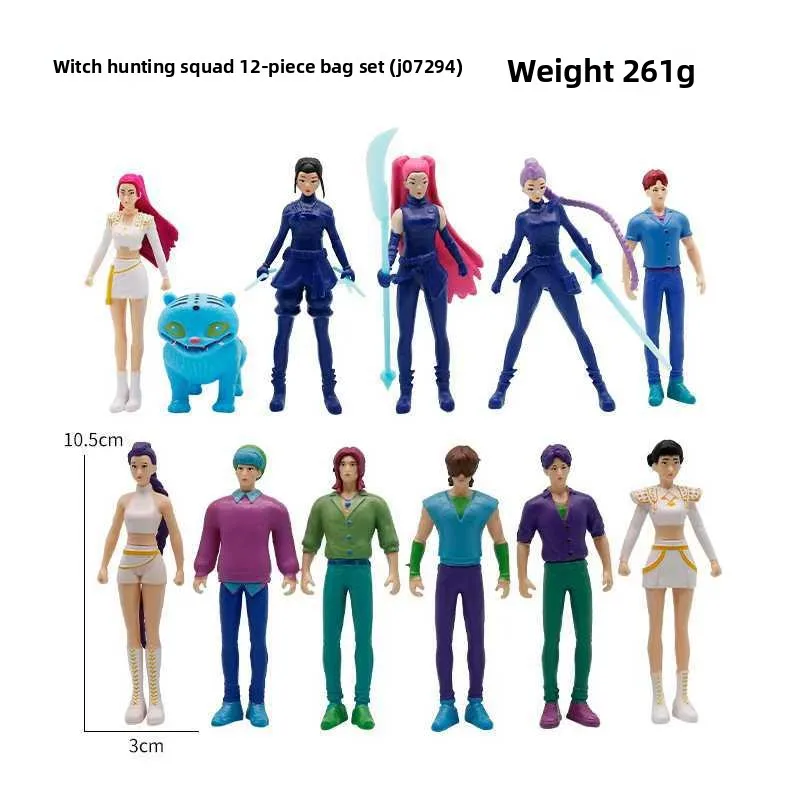 

Kpop Demon Hunters Figure K Pop Demon Hunters Figures Huntrix Figures Toy Derpys Tiger Rumi Mira Zoey Sussy Figurine Ornament