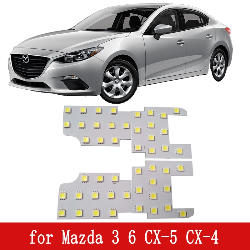 for Mazda6 Mazda3 Atenza Axela CX-4 CX-5 Sedan Hatchback GJ LED Car Roof Sun Visor Mirror Lamps Reading Light Interior Lights