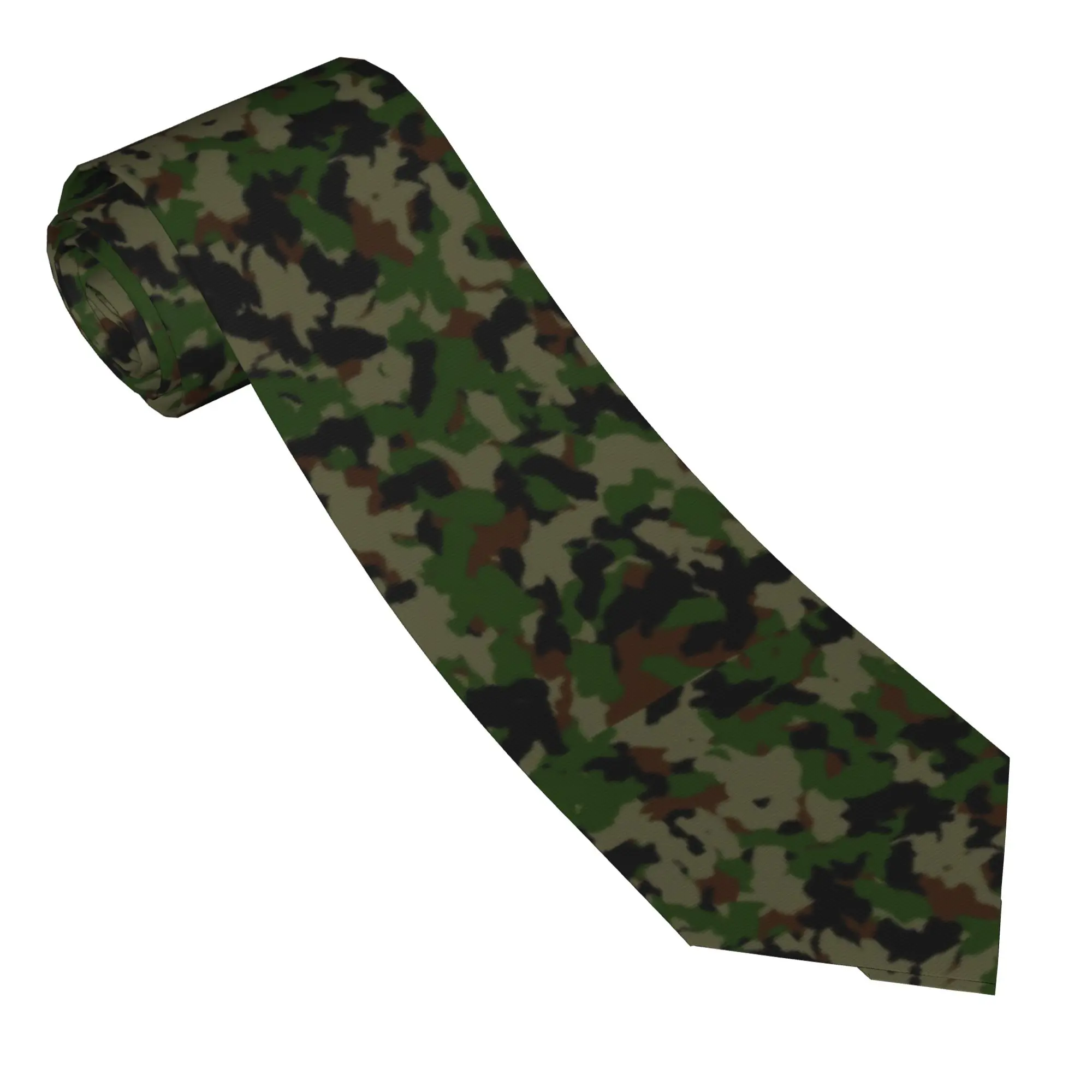 Corbata de camuflaje, corbatas para bodas, corbatas para hombre, accesorios de corbata divertidos y originales, diseño de calidad, corbata para cuello.
