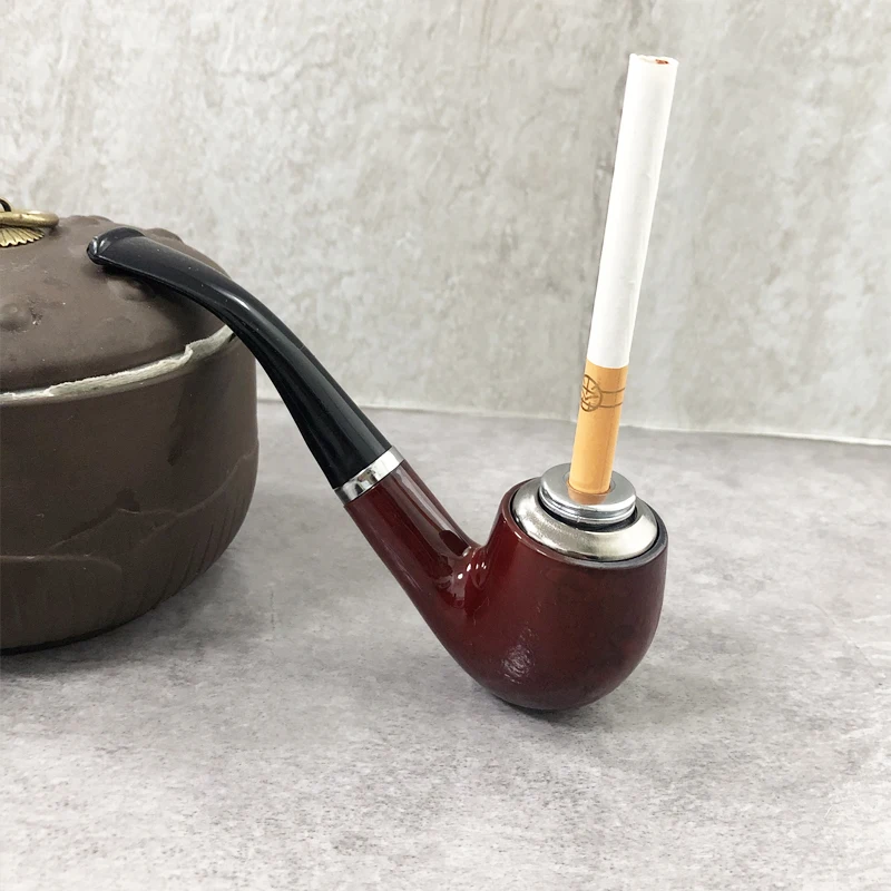 New Clip old style Tobacco Pipe Microfilter High quality Smoking Pipe Portable Recyclable Cigarette filter Smoke Gift of Health