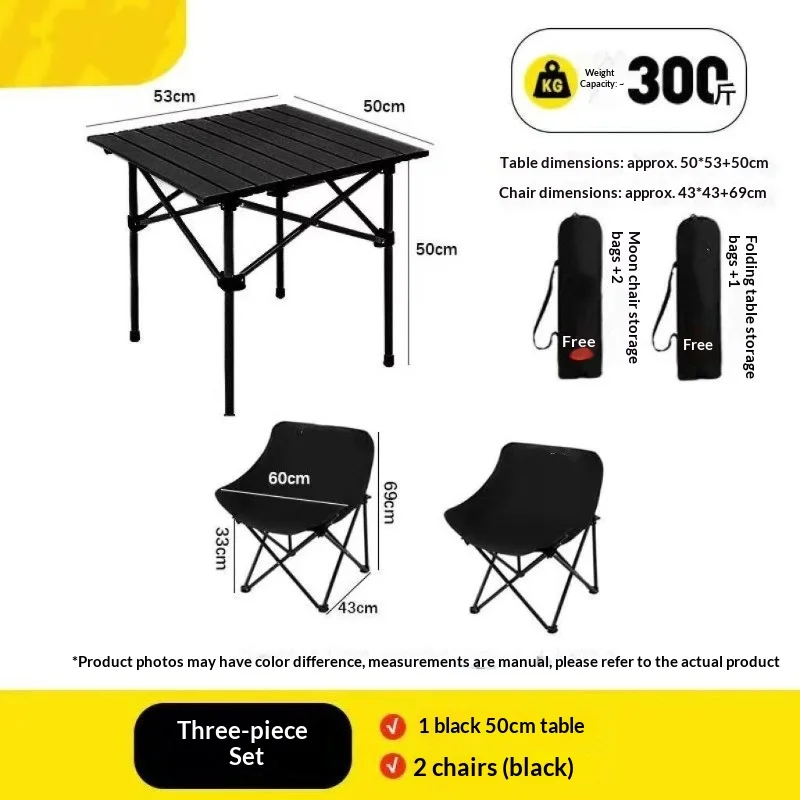 كرسي تخييم قابل للطي محمول خفيف الوزن في الهواء الطلق مقعد القمر قابل للطي طاولة تخييم مجموعة كراسي نزهة شواء الشاطئ المشي لمسافات طويلة التخييم