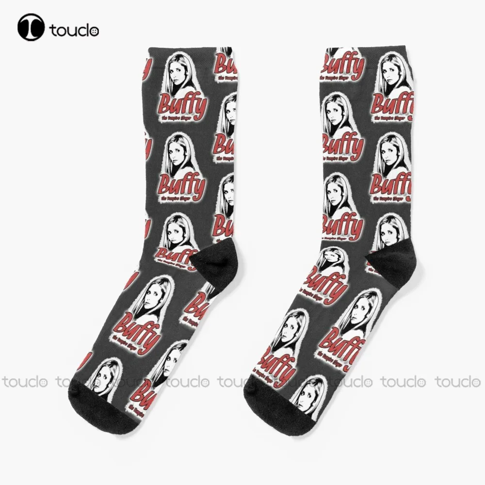 Buffy Summers: One Girl In All The World Buffy The Vampire Slayer Socks Cute Socks Design Happy Cute Socks  Creative Funny Socks