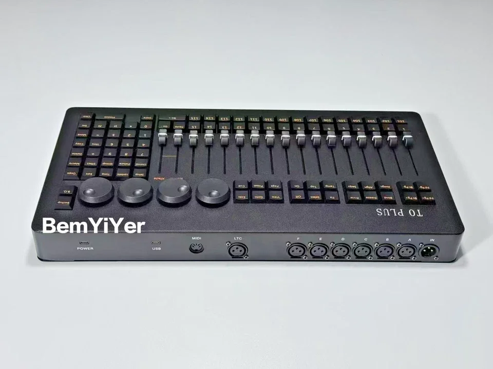 حقيبة لوحة مفاتيح Mini Fader Wing T0 Plus DJ Party وحدة تحكم إضاءة المسرح لـ MA2 onPC