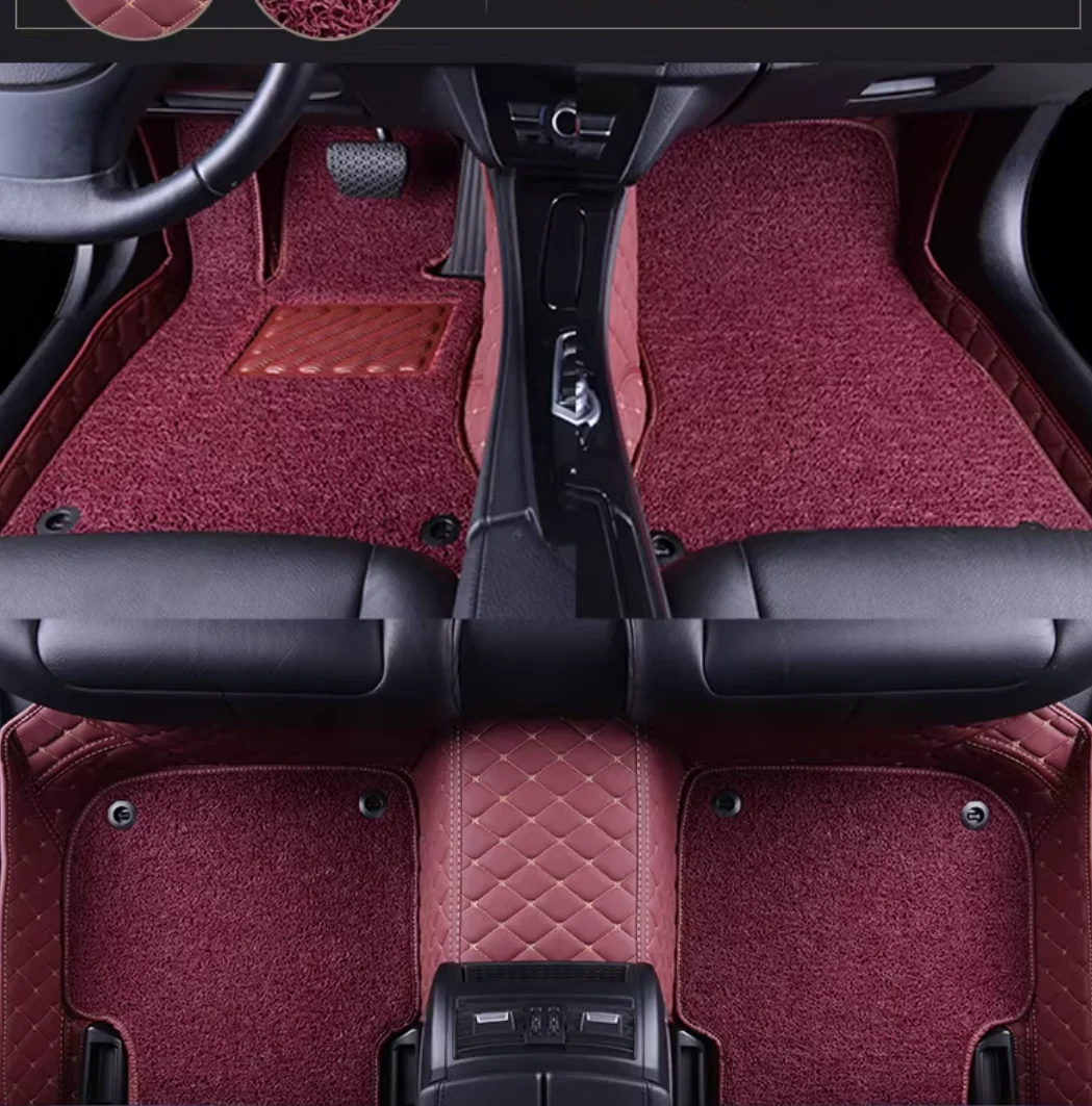 Custom special car floor mats for Mercedes Benz AMG GLC 43 X253 2022-2015 best quality rugs double layers carpets for GLC43