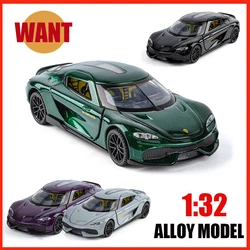 1:32 Spor yarış Arabası İkizler Premium Alaşım Döküm Oyuncaklar Modeli Yüksek Hızlı Hot Wheels Ses Işığı Çocuk Doğum Günü Hediyeleri Colle