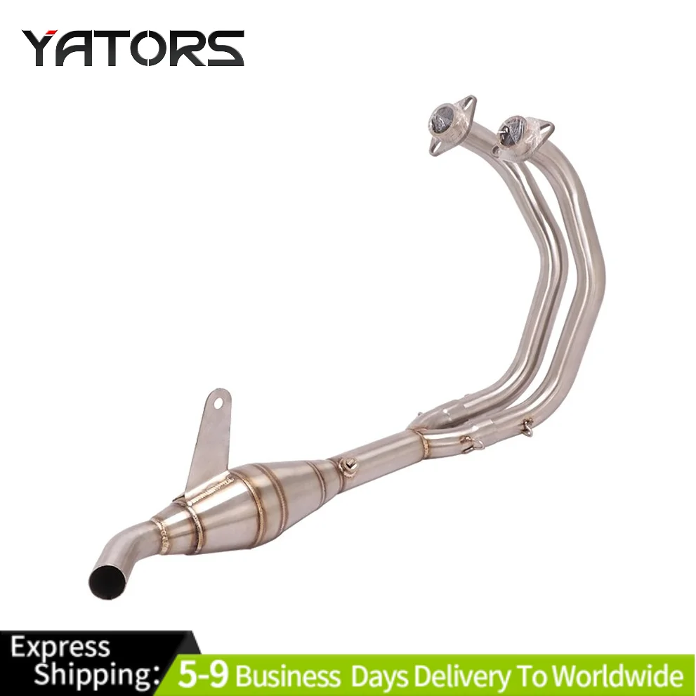 

For Yamaha R3 R25 MT03 Full Exhaust System 32mm Header Link Pipe Stock Muffler Exhausts Pipes
