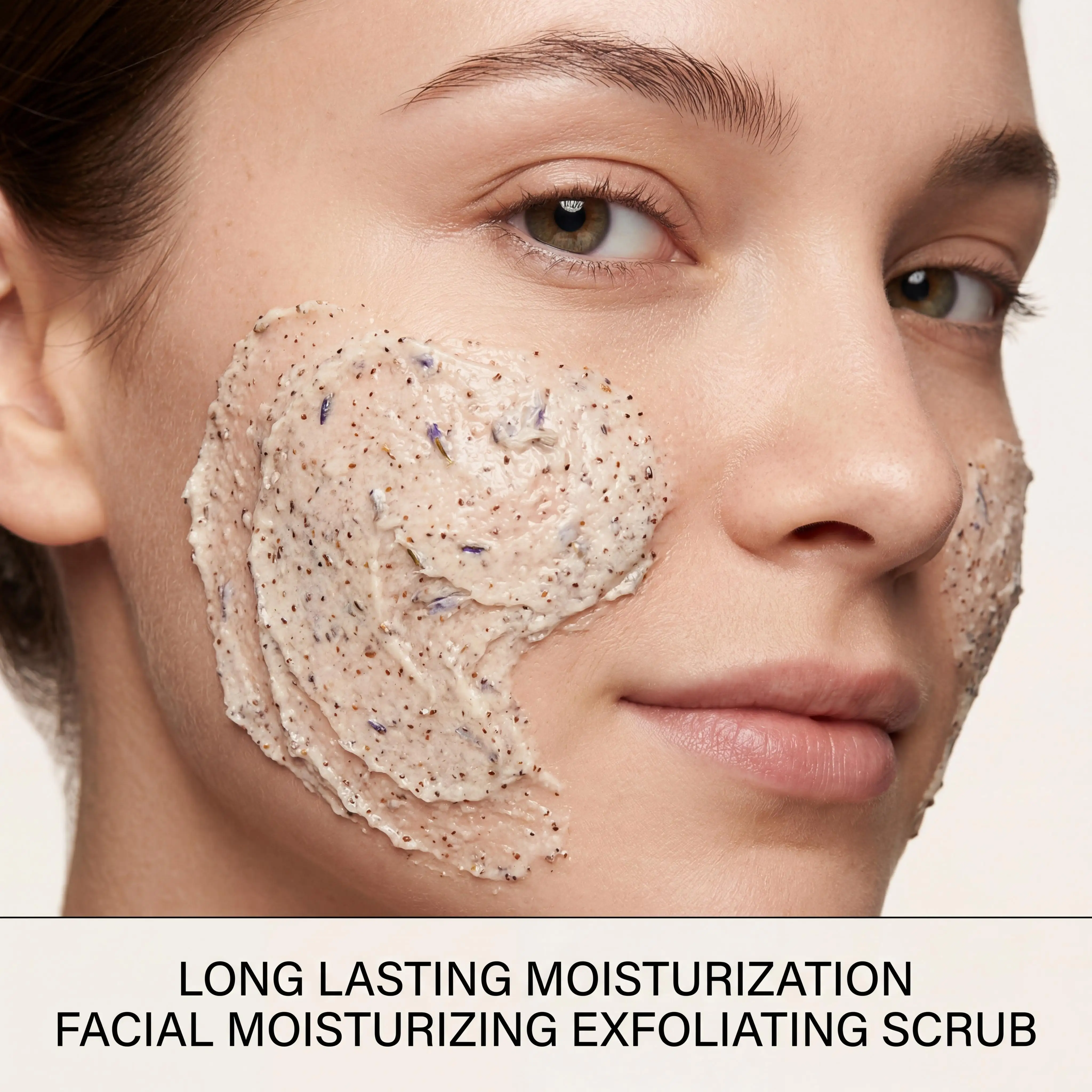 

Lavender Face Exfoliating Balm Cream Deep Cleanse Pores Dirt Gentle Exfoliate Reduce Skin Rough Enhance Smoothness Facial Scrub
