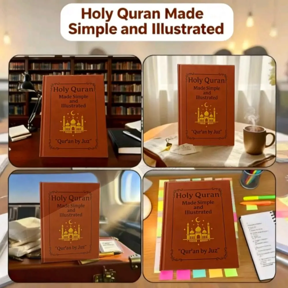 Adults Educational Quran Study Guide All 114 Surahs Study Guide Islamic Holy Quran Illustrated Simple The Quran Journey Students