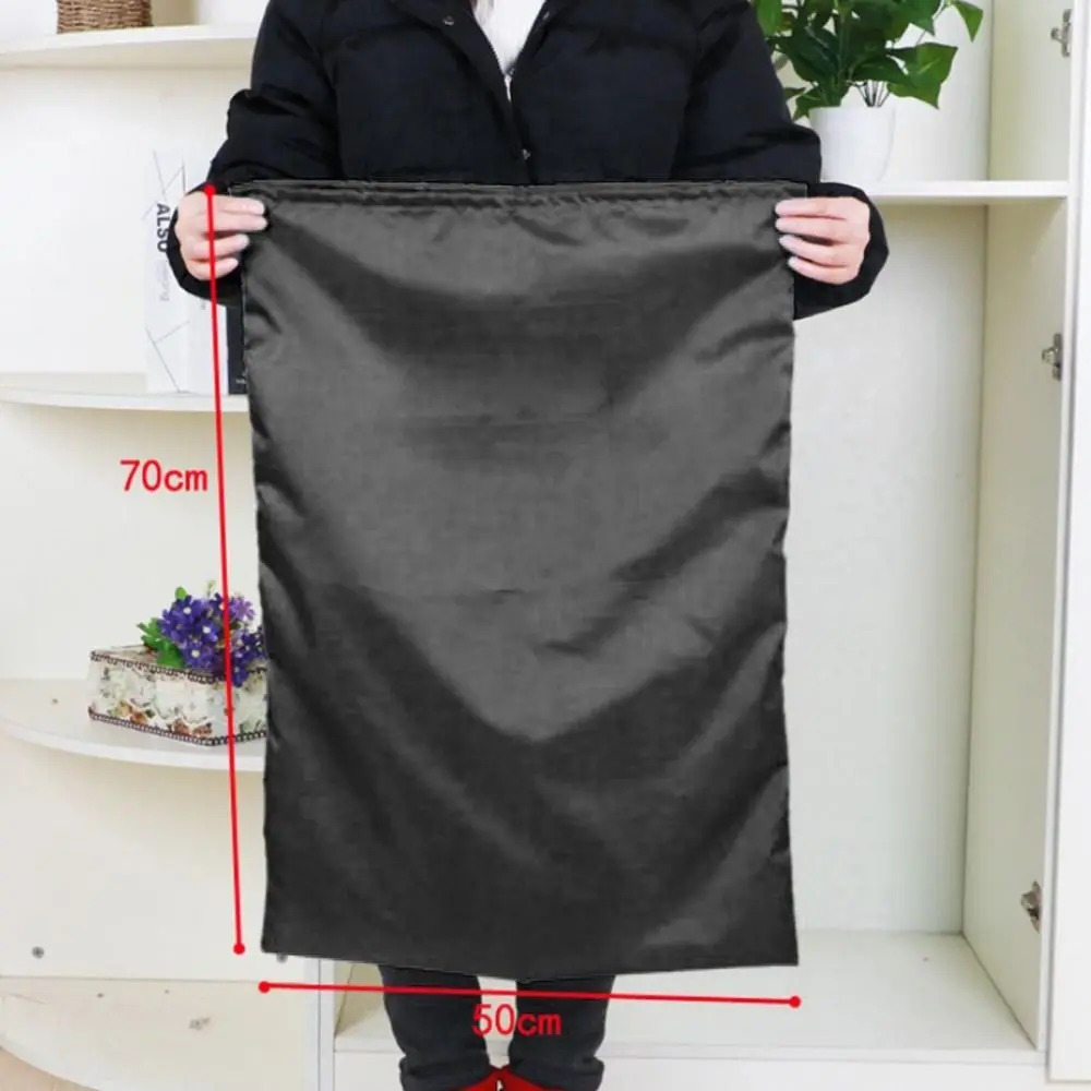 Portable Waterproof Drawstring Sack Large Capacity Oxford Cloth Dust Bag Super Large Reusable Laundry Bags