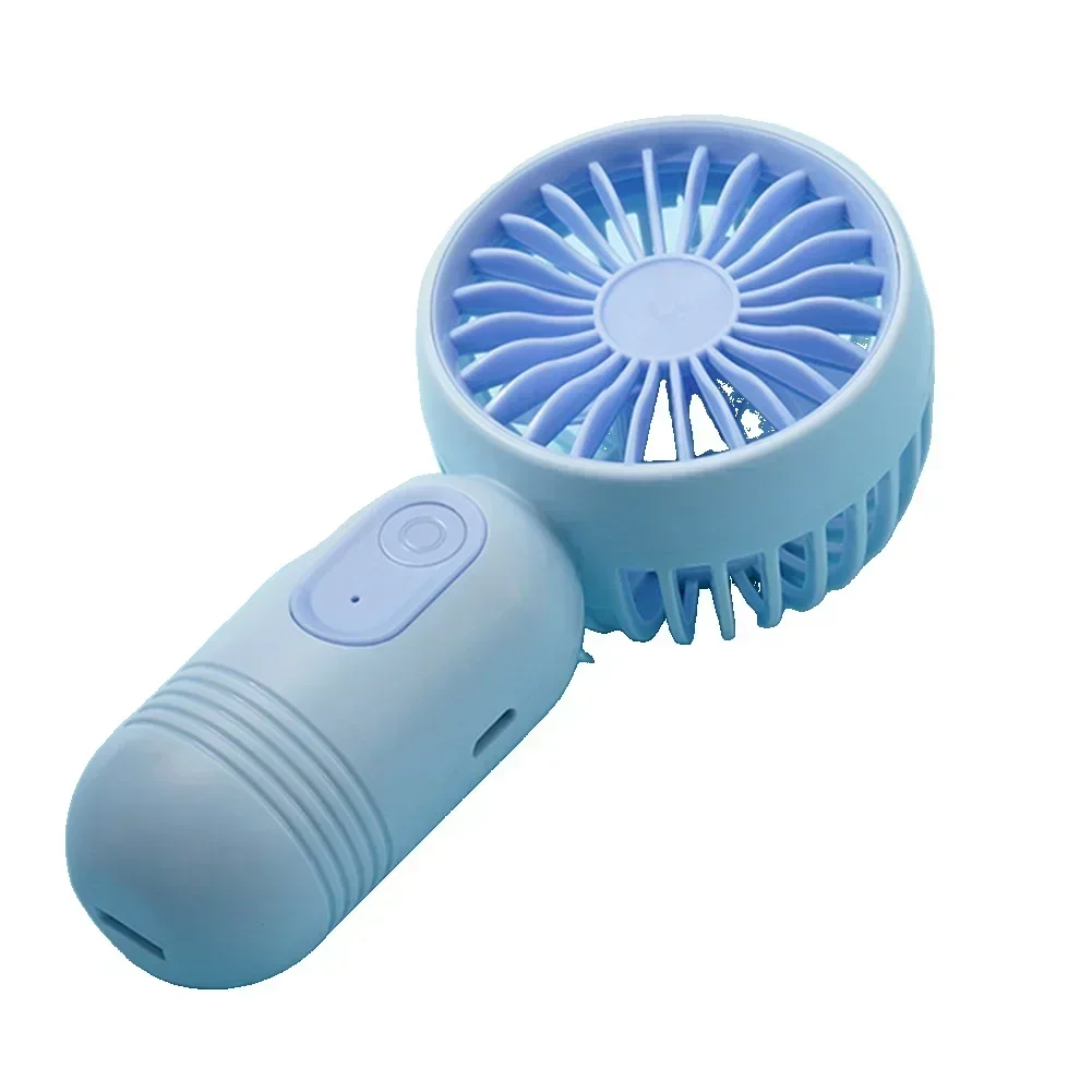 

For Office Use High Wind Fan Mini Fan For Study For Going Out White ABS Material Efficiency Electronic Components