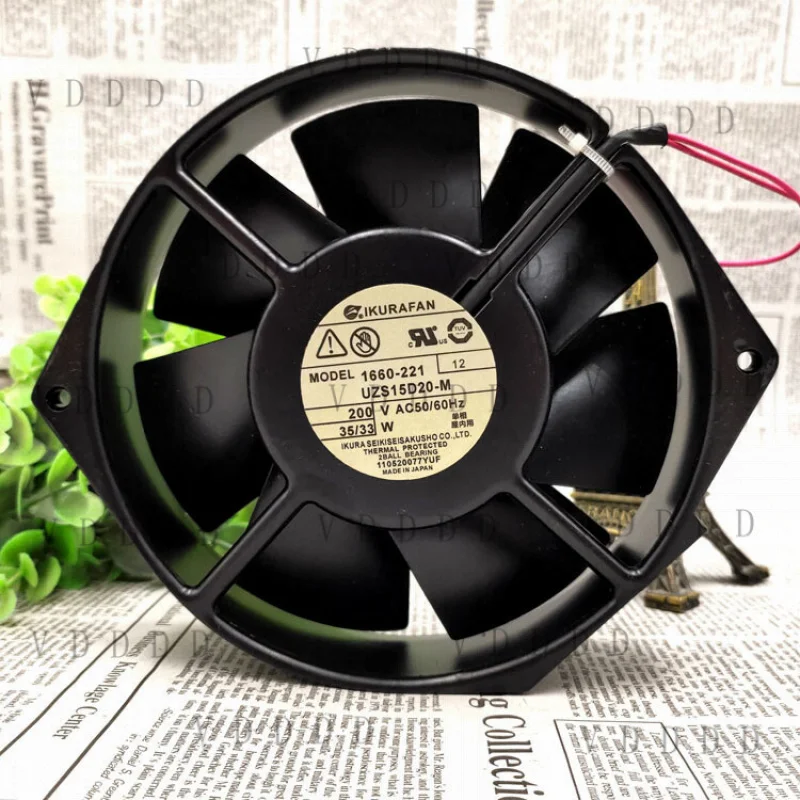 TT for Temperature Resistant Fan 1660-221 UZS15D20-M 200V 35/33W
