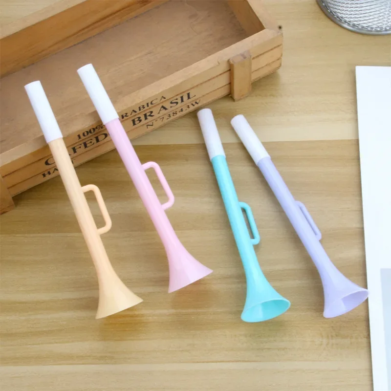 

50PCS Creative Stationery Simple Horn Office Supplies Signature Pen Pin Head 0.5mmGel Pens