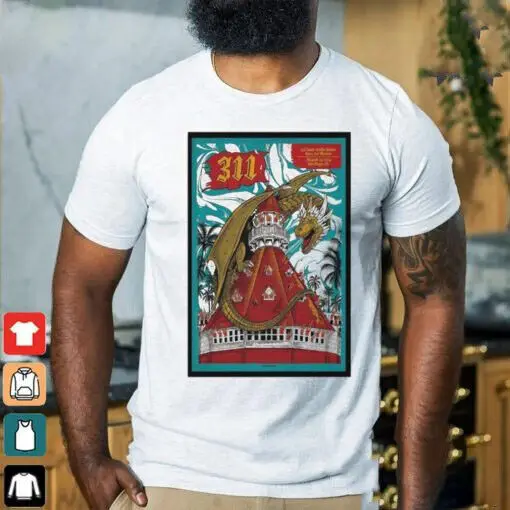 The 311 August 25th, 2024 Show San Diego, CA Poster Shirt