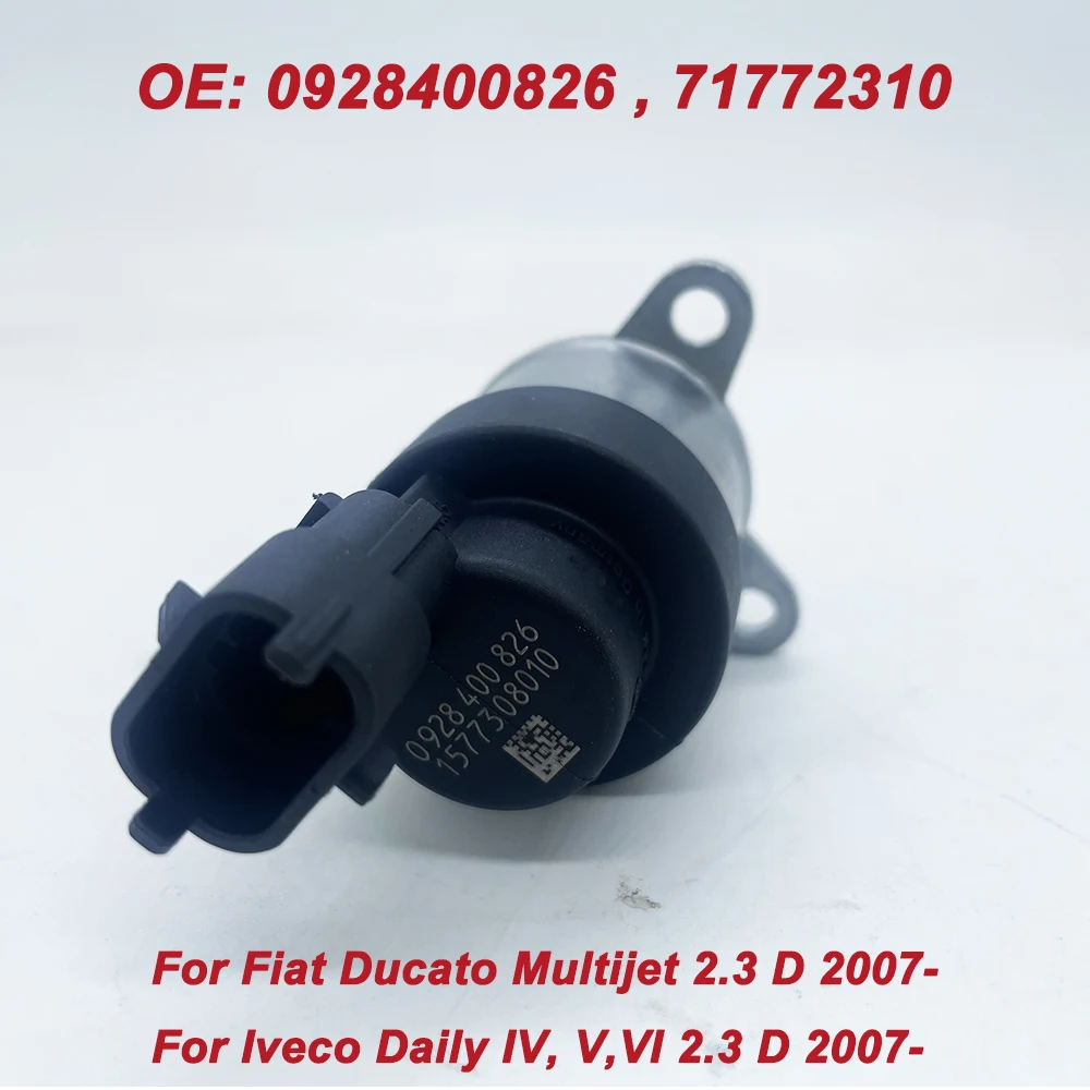 0928400826 For Bosch Fuel Pump Pressure Regulator Control Metering Solenoid Unit 71772310 928400826 For Fiat Ducato Multijet 2.3