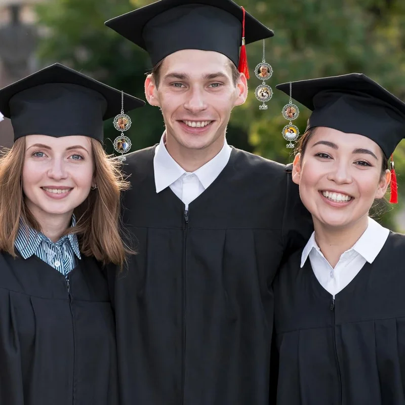 2025 Foto de Graduado personalizada Charm Borla para gorra de graduación Imagen conmemorativa personalizada Charm para vestido Regalo de ceremonia de graduación