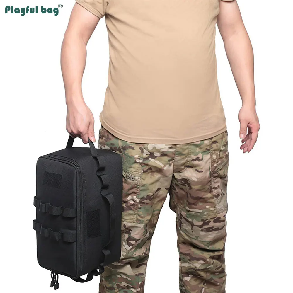 Tactical Camping Storage Bag Camouflage Duffle Handbag Multi-functional Small Hand Carry Package Outdoor Sports Gear AVA266