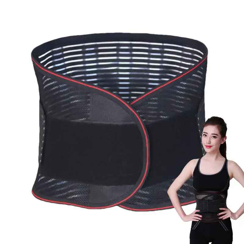 

Back Sports Brace For Men Breathable Belt Fitness Running Waist Protector Workout Girdles Band Waist Trainer Brace Stretchy For