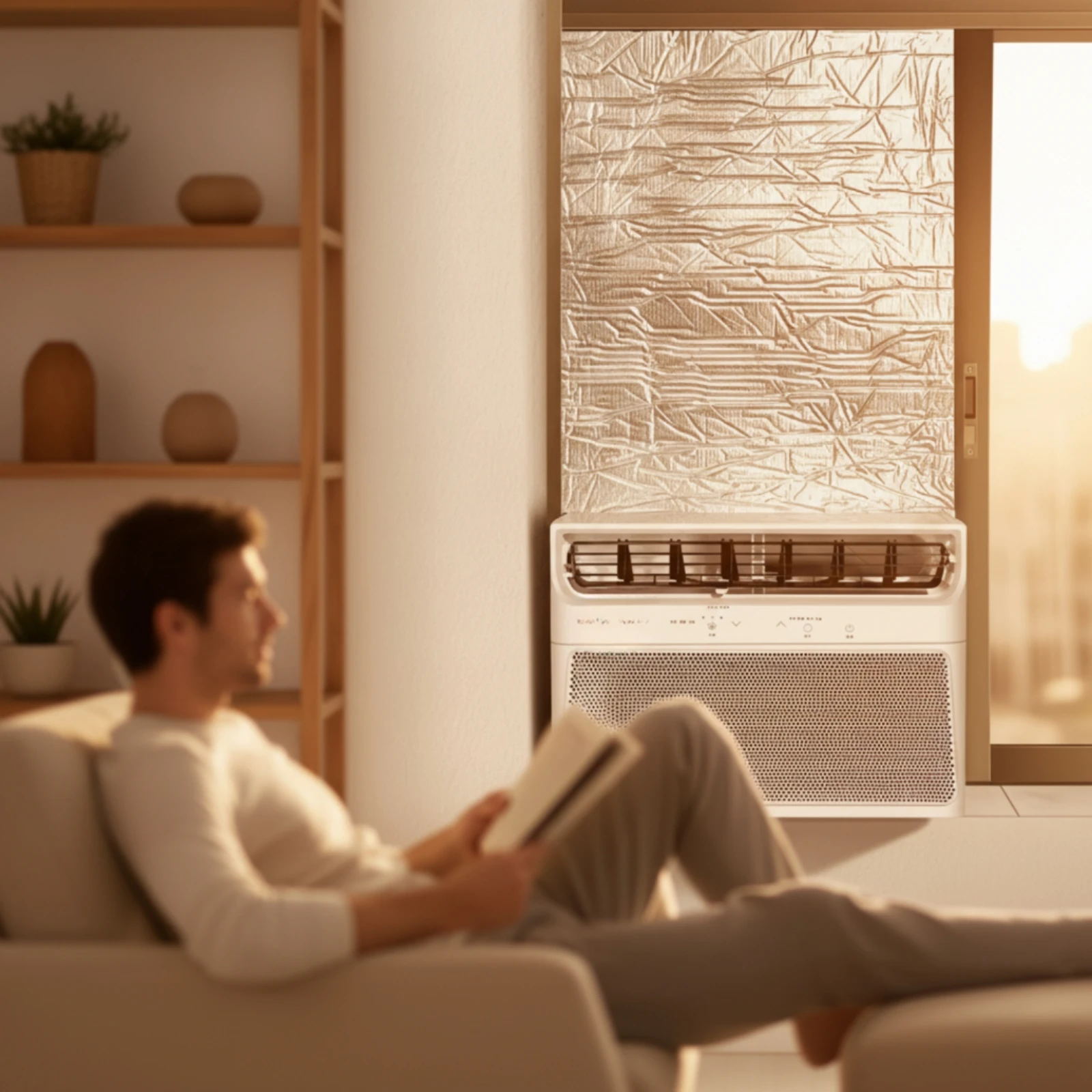 Window Air Conditioner Insulation Panel Cuttable Window Air Conditioner Sealing Panel airflowReducing Easy Install for Renters