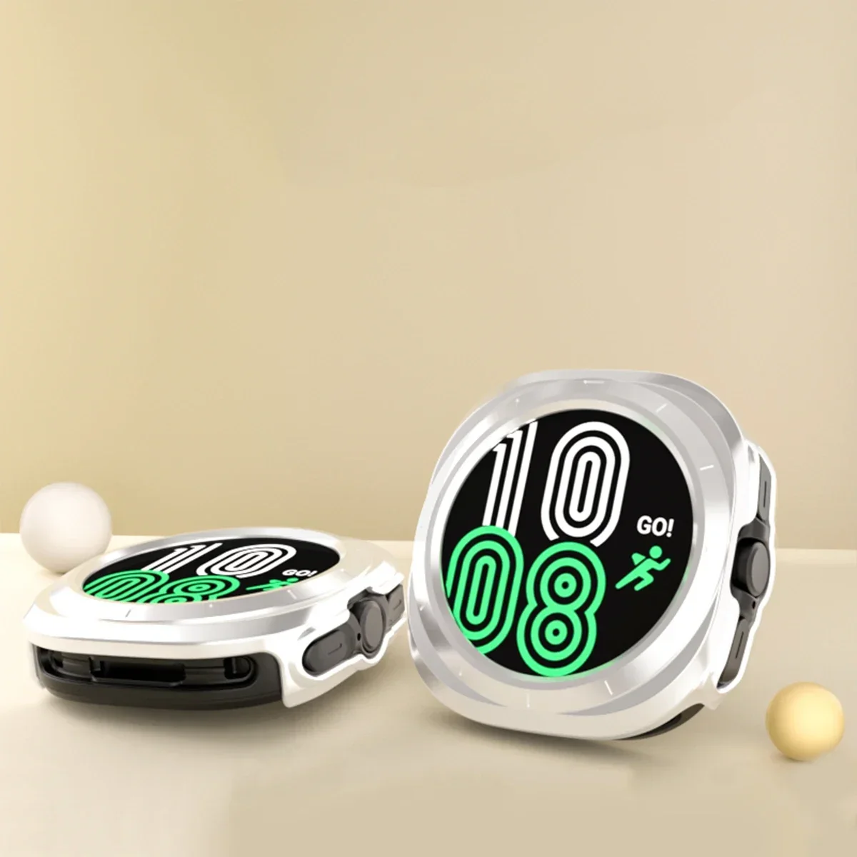 Scale Protective Case for Samsung Galaxy Watch 7 Ultra 47mm PC Full Coverage Shell for Galaxy Watch 7 47mm Protector Fram