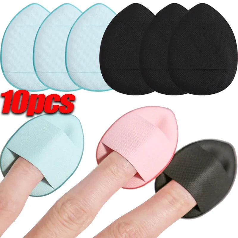 Makeup Tool Mini Powder Puff Makeup Sponge Face Concealer Foundation Make-up Air Cushion Makeup Sponge Finger Powder Puff Detail