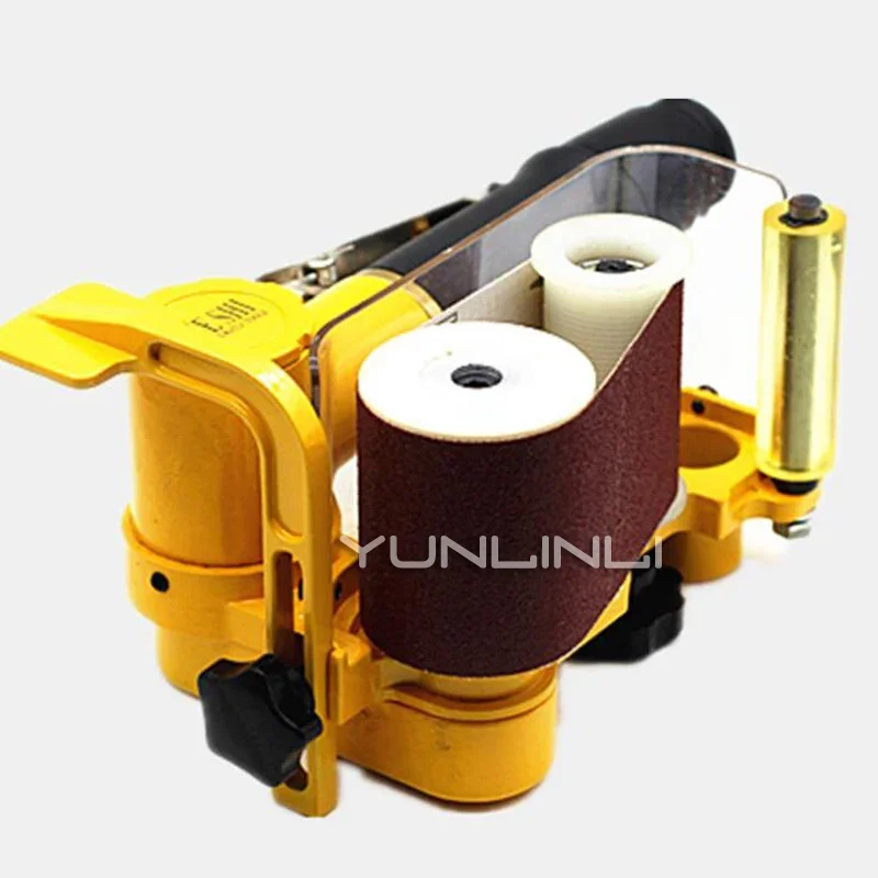 60*260mm Pneumatic Belt Sander Ring Belt Sander 6.3kg/cm2 Belt Grinding Machine Pneumatic Polishing Machine
