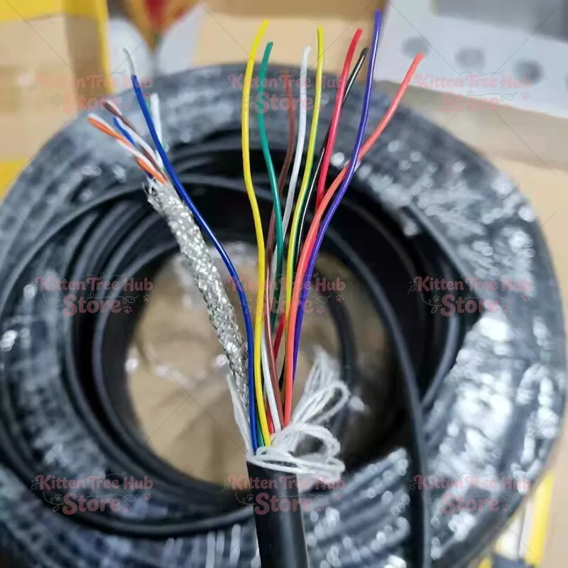 network cable with shielded network cable integrated cable