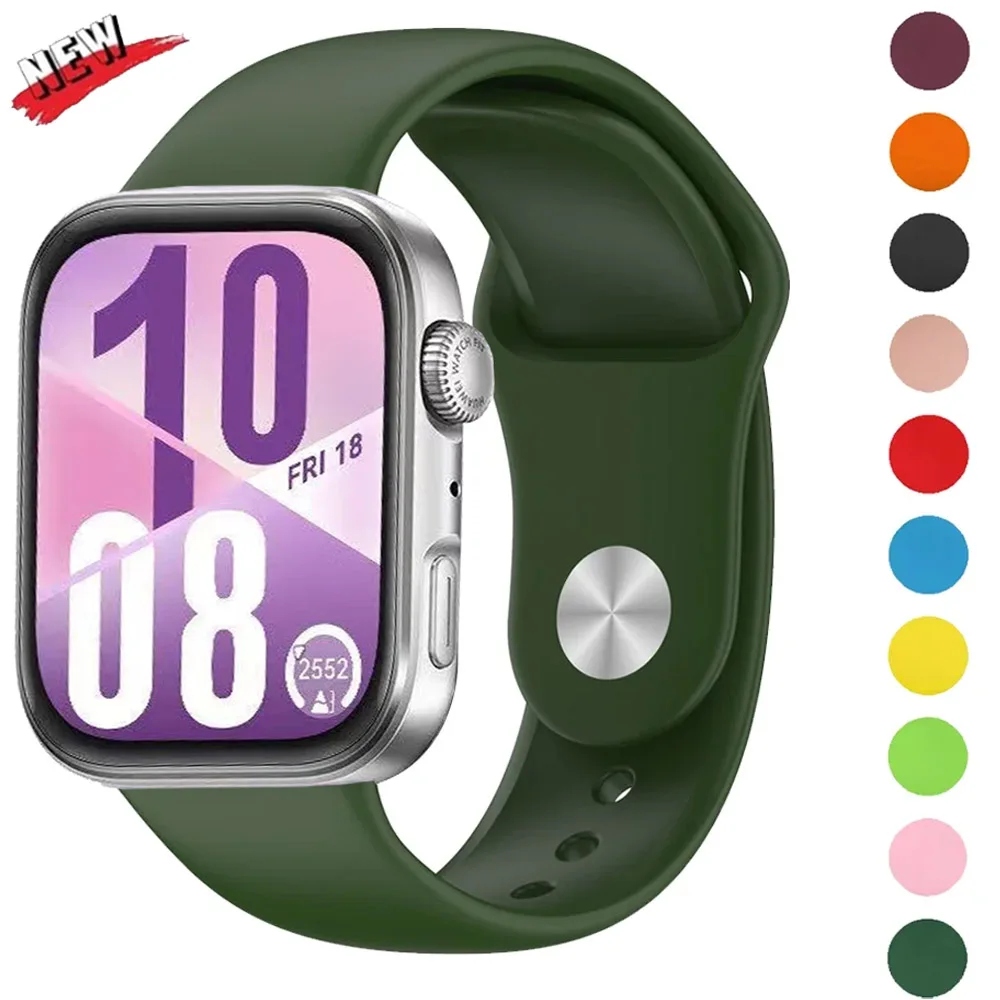 

Silicone Strap for Huawei Watch Fit 4/3 Band Accessories Replacement Sport Comfortable Wristband for Huawei Watch Fit 4 Pro Belt
