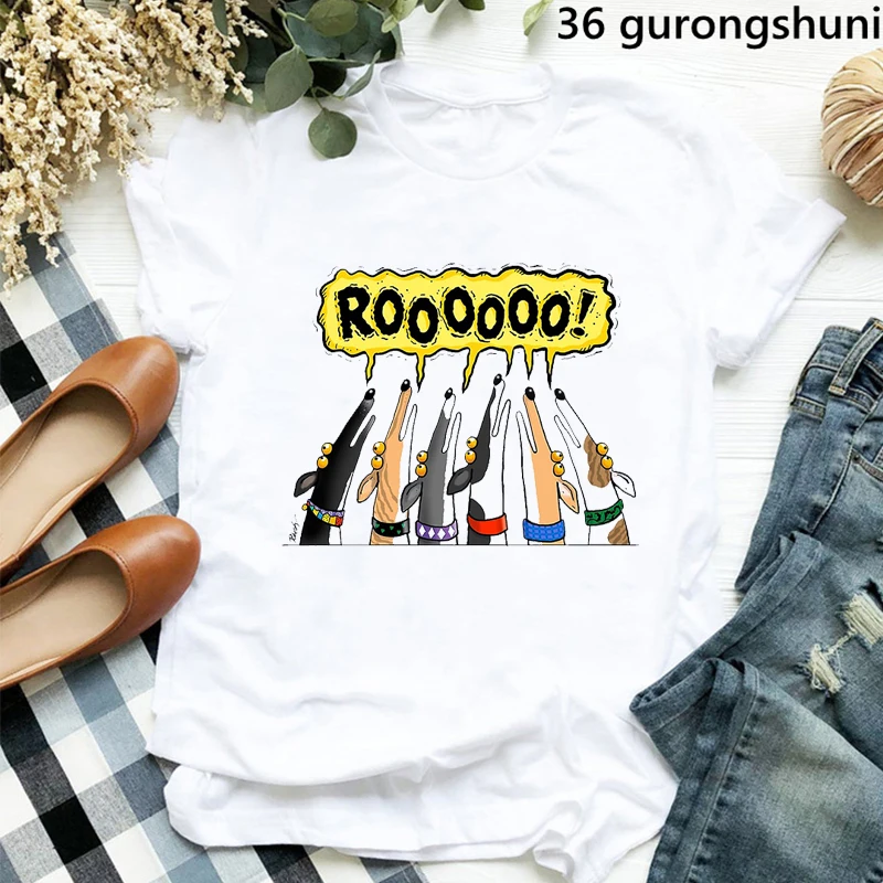 Een Hound Heeft Gestolen Mijn Hart Grafische Print T-shirt Vrouwen Grappige Hond Liefde T-shirt Femme Harajuku Kawaii Kleding Zomer fashion Tops