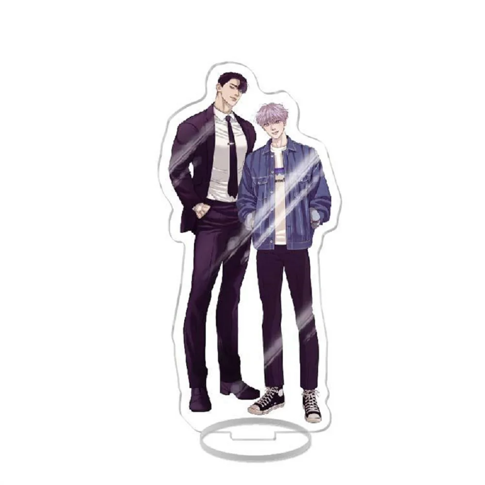 Custom acrylic standing brand creative DIY animation surrounding Jiggle cartoon transparent double-sided humanoid decoration