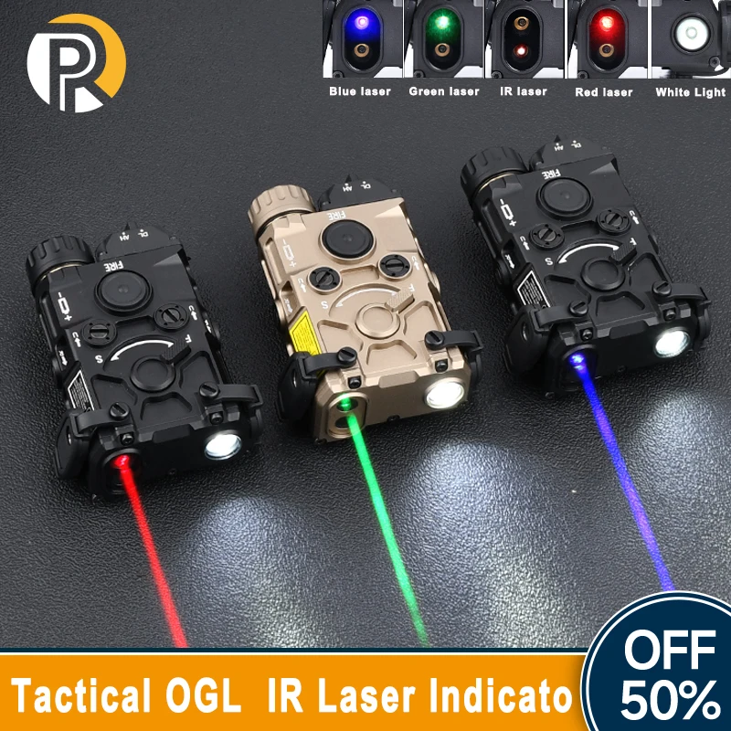 

WADSN OGL Laser Airsoft Crane Interface Tactical Red IR Dot Sight LED Light Rifle Gun Weapon Accessoires Fit 20mm Picatinny Rail