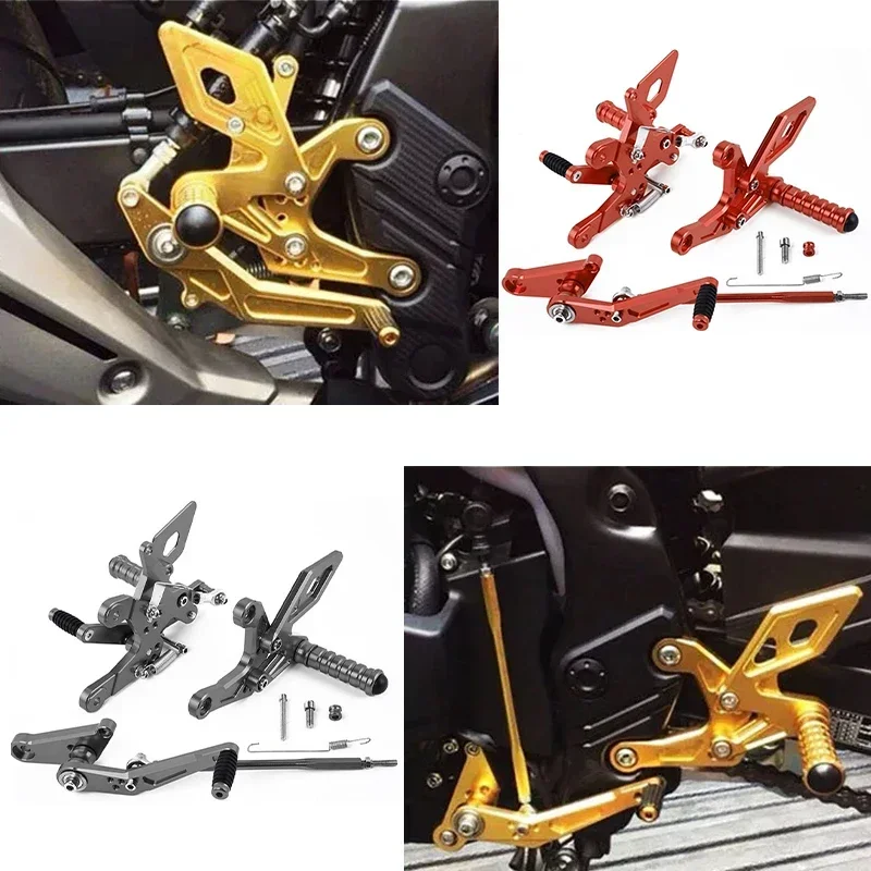 For HONDA CBR500R CB500F CBR 500R CB 500F 2013-2023 2022 2021 2020 201 Motorcycle CNC Footrests Rearset Rear Footpeg Foot Rests