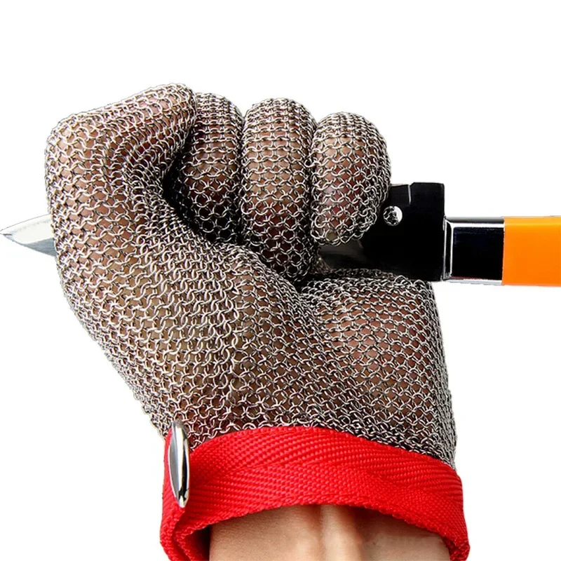 Anti-cutting Gloves 304 Stainless Steel Anti-cutting Kitchen Cutting Vegetables and Meat Labor Protection