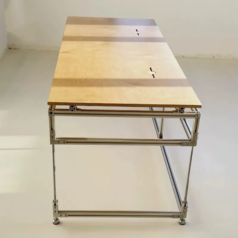 Ocean plate aluminum profile table workbench, household simple desk