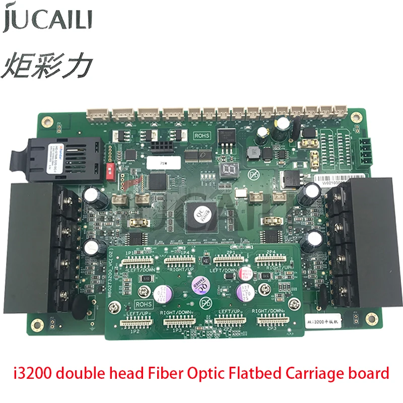 JUCAILI i3200 2heads flatbed board kit for Wellprint mainboard Carriage main board 6 Keys Keypad W802INFB_VB(01)W802T3200_VC(02)
