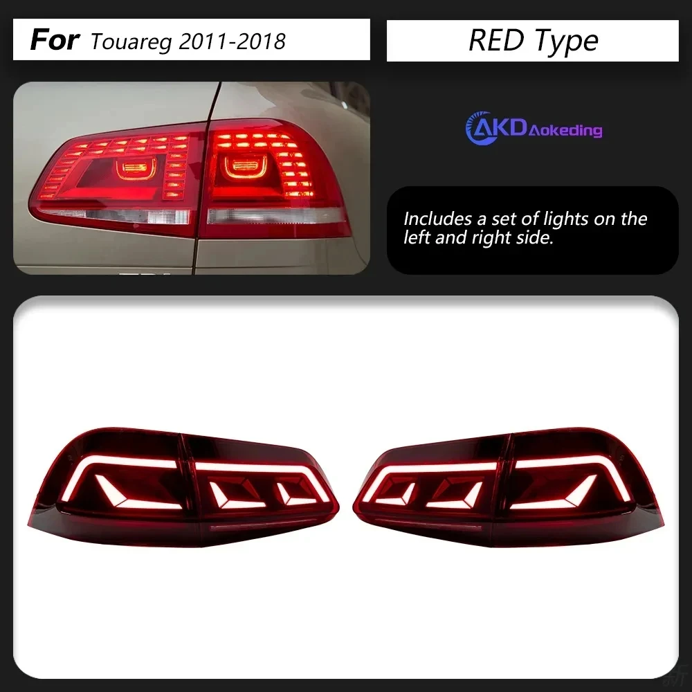 Car Lights for VW Touareg LED Tail Light 2011-2018 Touareg Rear