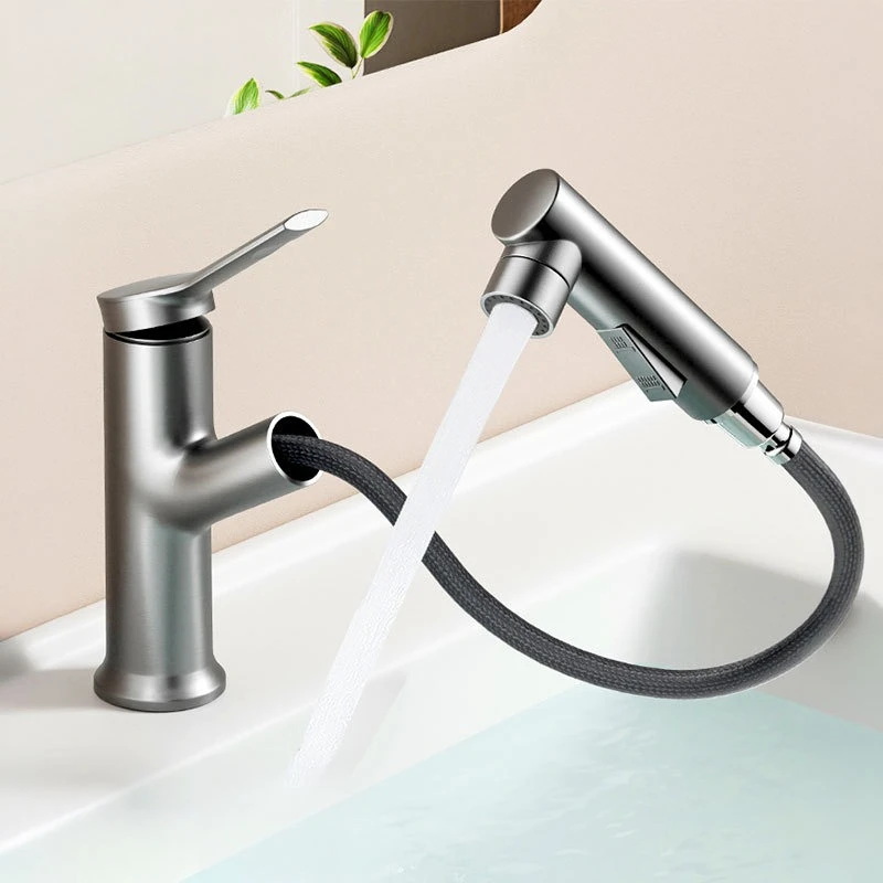 

Bathroom Washbasin Pull-out Faucet Anti-corrosion Durable Rust Resistant Hot Cold Mixer Kitchen Faucets Home Bathroom Fixture