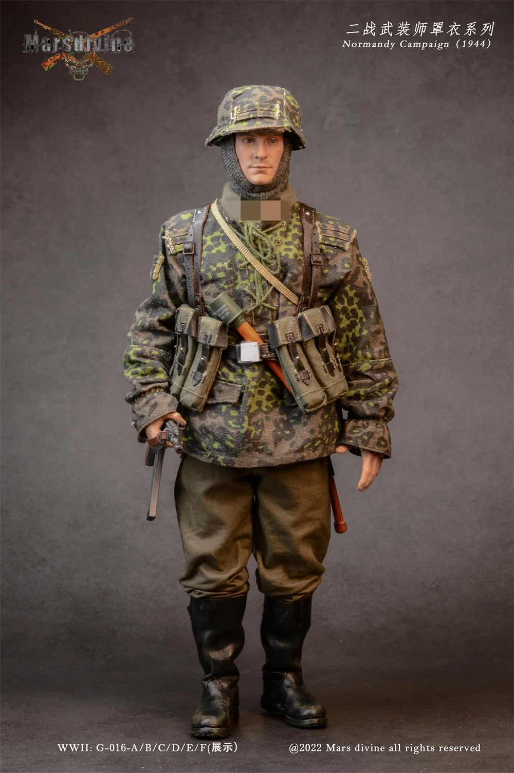 1/6 Mars Divine G016A G016B G016C G016D G016E G016F German Military Blouse Helmet Pant Accessories Fit 12\