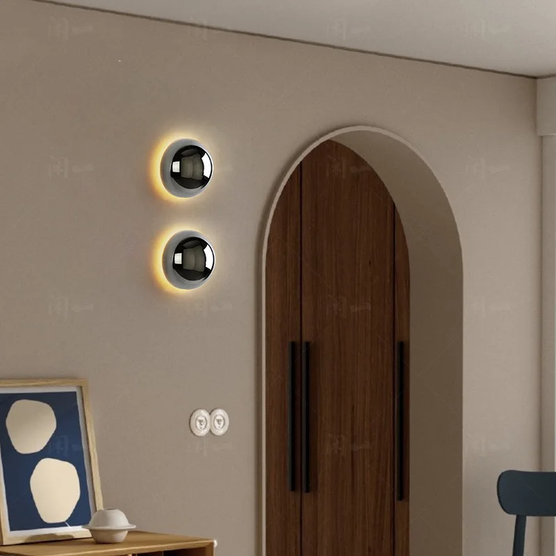 

Nordic Sconce LED Wall Light Home Indoor Decor Wall Lamp for Bedroom Bedside Modern Wall Lighting for Corridor/Porch Room Decor