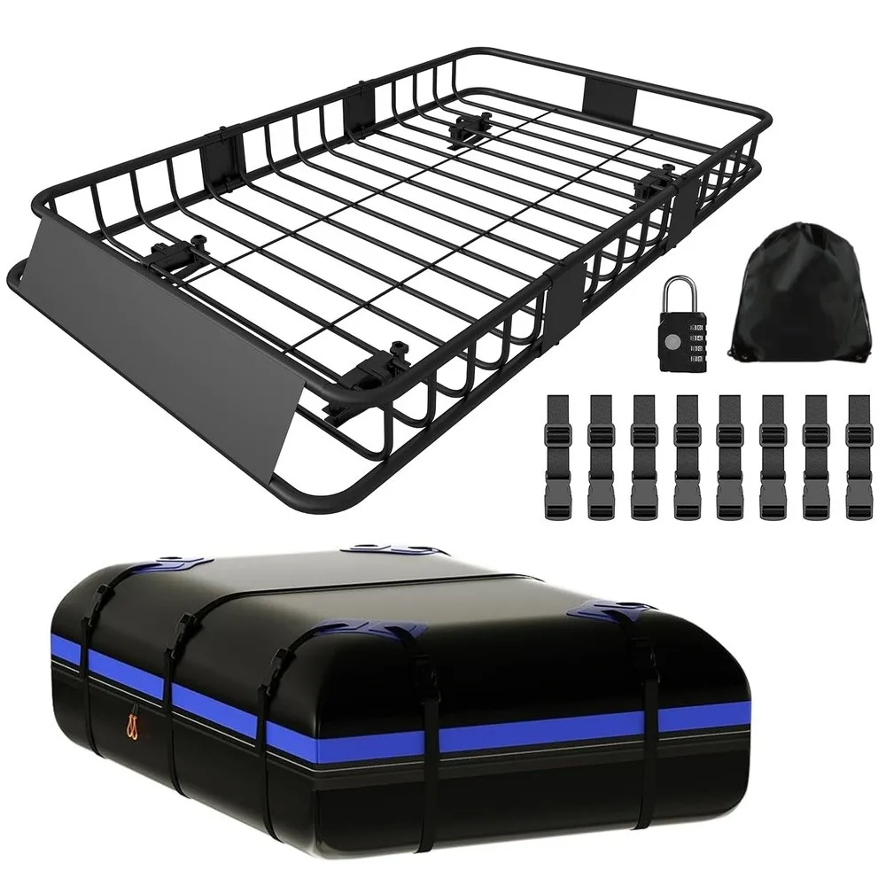 250LBS Universal Roof Rack Basket 64