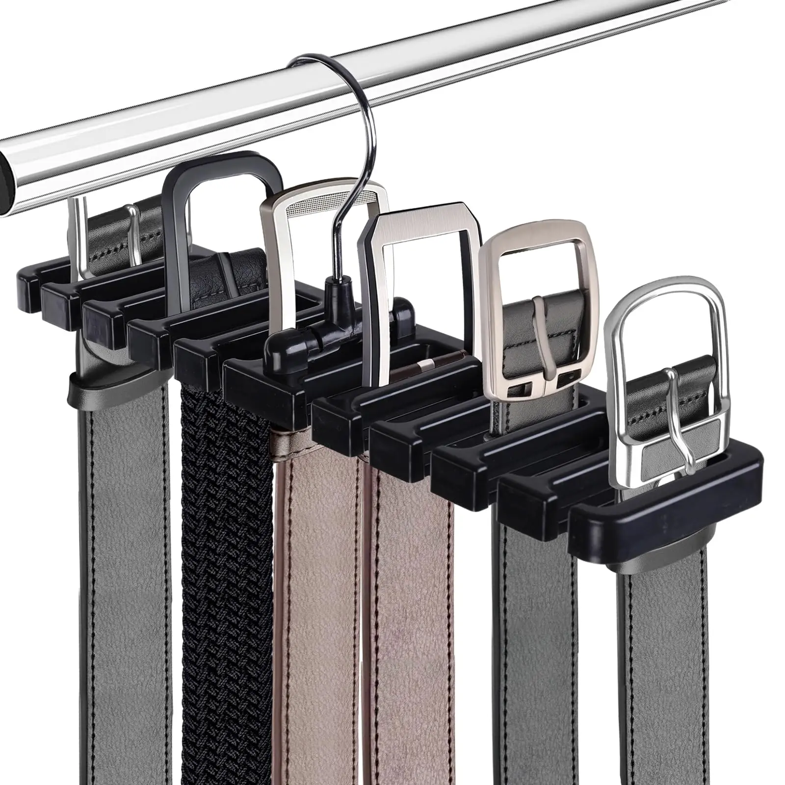 Belts Rack, Storage Organizer, Hanger, Holder - Closet tie Racks Hangers Sturdy for Men Women