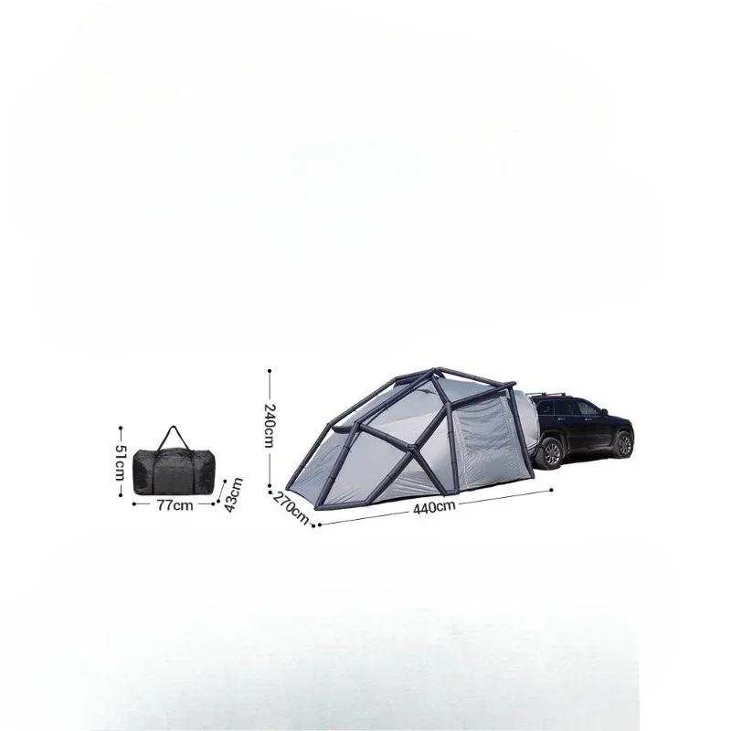 

Inflatable rear tent self-driving camping suv rear tent camping equipment