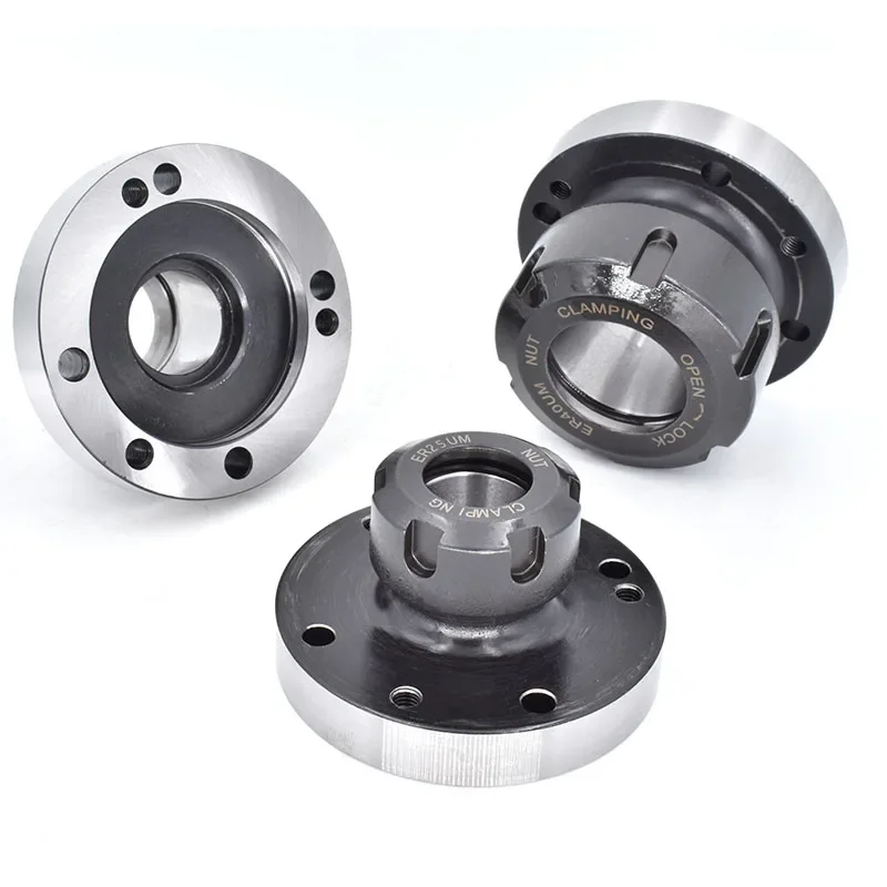 160mm ER40 ER50 D160 Collets Chuck Cartridge Mini Flange Four Axis Collet Fixture Chuck For CNC Milling Lathe Machine Tool