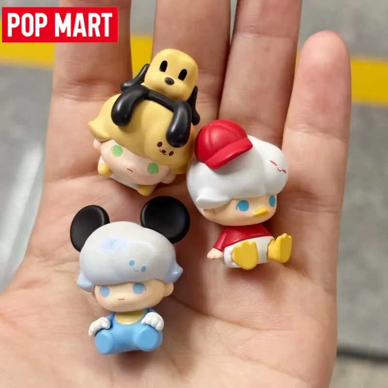 

Hot POP MART Dimoo World Classic Series Popbean Blind Box Mini Anime Figure Doll Desktop Ornament Collection Toy Birthday Gift