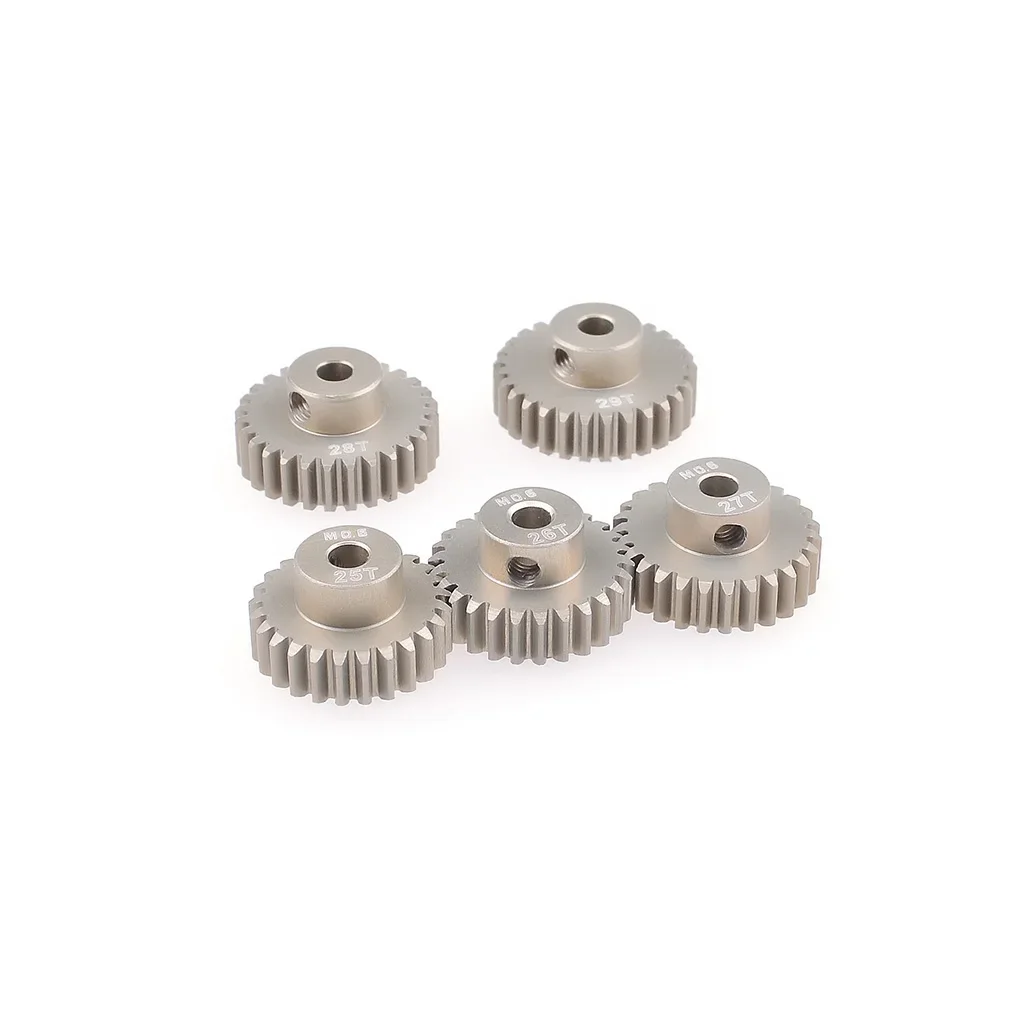 5 pz NEEBRC M0.6 3.175mm Denti In Alluminio 13T-17T 17T-21T 29T-33T Pignone In Metallo Ingranaggio Motore Combo Set per RC 1/10 Modello di Auto Parte