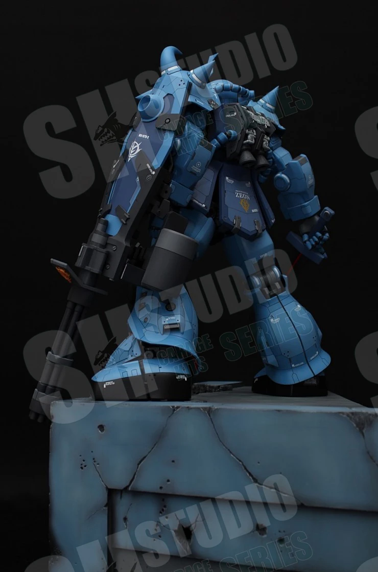 SH STUDIO Mobile Suit PG 1/60 MS-07B-3 GOUF Zaku B3 2,0 montaje de