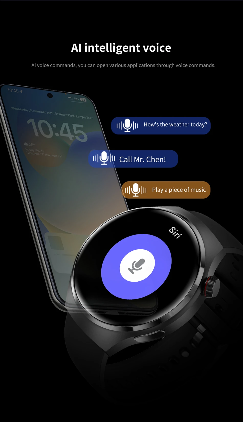 2026 New Watch 4 Pro Man Woman Smart Watch Bluetooth Call GPS NFC Heart Rate 100+ Sports Waterproof Smart Watch For Android iOS S6bb321efe8e449d99740311210798a8ch