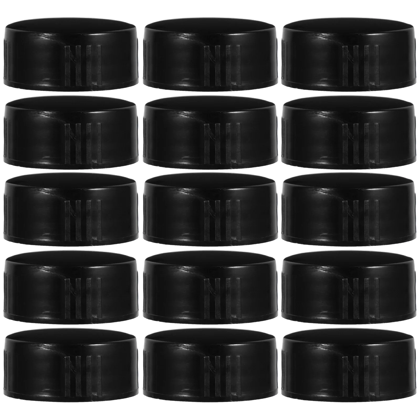 

24pcs Essential Oil Bottle Caps 28-Tooth Conical Inner Plug Ribbed Design Sturdy Replacement For Diffuser Perfume Dropper