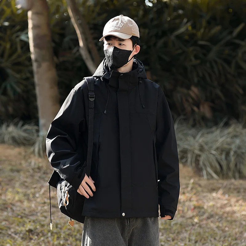 

Водонепроницаемое пальто с длинным рукавом, мужское легкое повседневное пальто для горных видов спорта, уличный Тренч, женская ветрозащитная куртка с капюшоном, верхняя одежда для пешего туризма