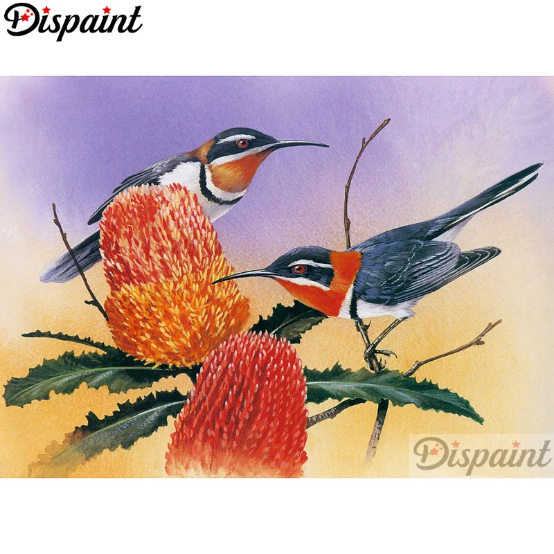 

Dispaint Full Square/Round Drill 5D DIY Diamond Painting "Animal bird scenery" 3D Embroidery Cross Stitch Home Decor Gift A12310