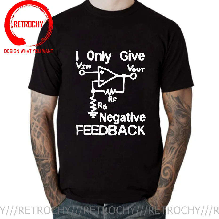 Electrical Engineer T Shirt Mechanical engineering technician Circuit Diagram I Give Negative Feedback Computer Engineer T-Shirt